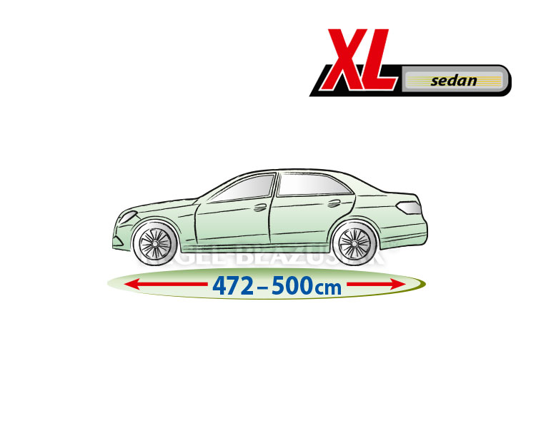Kegel-Blazusiak-Ochranná autoplachta XL Sedan na Mercedes Trieda E Sedan/cabrio 2009+ (472-500cm)