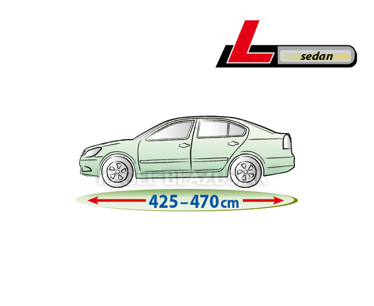 Kegel-Blazusiak-Ochranná autoplachta L Sedan na Mercedes C W205 sedan 2013+  (425-470cm